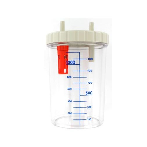 VASO COMPLETO IN POLICARBONATO PER ASPIRATORE cc. 1000