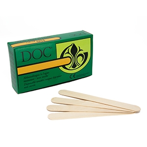 ABBASSALINGUA IN LEGNO NON STERILE CF 100 PZ