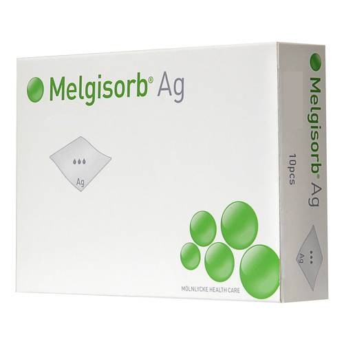 MELGISORB AG cm. 10x10 - ALGINATO CON AG CF 10 PZ