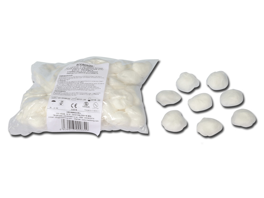 TAMPONI ROTONDI GARZA DIAM. mm. 30 CF 100 PZ