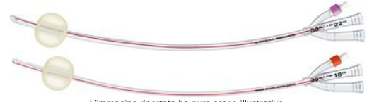 CATETERE 3 VIE PUNTA COUVELAIRE Ch. 18 SILICONE 100%